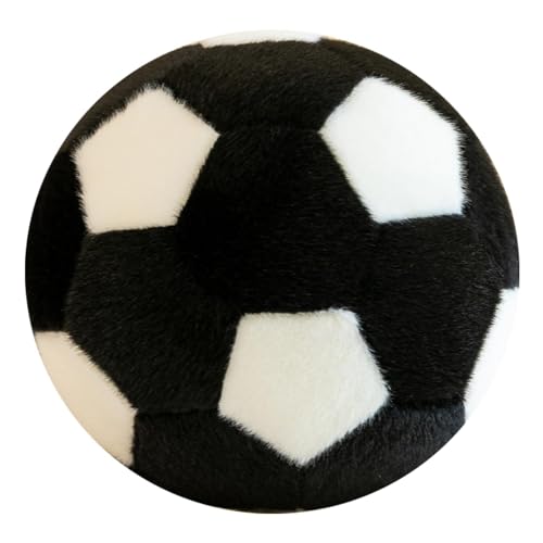 DASHIELL Fußball-Stofftier, Fußball-Wurfkissen,Fußball-Wurfkissen-Puppenspielzeug | Realistisches Design-Dekorationswerkzeug für Schlafzimmer, Kinderzimmer, Spielzimmer, Arbeitsbereich, Wohnzimmer von DASHIELL