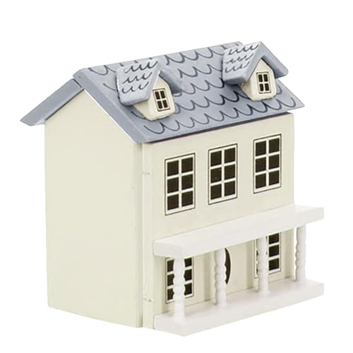 DASHIELL Holzpuppenhäuser für Mädchen, DIY-Miniaturhaus-Bausatz | Holz- -Haus-Set, Miniatur-Ornamente - Bastelset -Kits, handgefertigtes kleines Haus, kleine Villa-Feenhäuser für Teenager und von DASHIELL