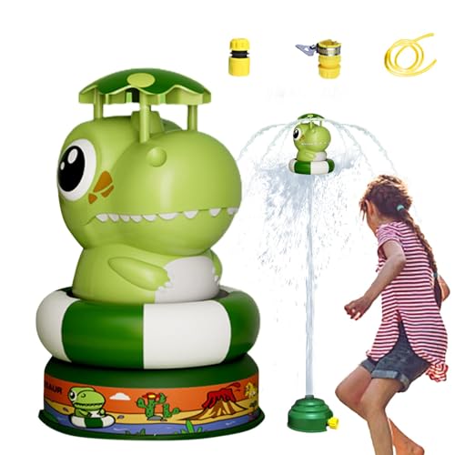 DASHIELL Raketensprinkler, Wassersprinkler für Kinder - Raketensprinkler-Spielzeug | Kinder-Wassersprinkler für Rasen, Garten, Sommer, Poolparty, Urlaubsspiel, 3-jährige Kinder von DASHIELL