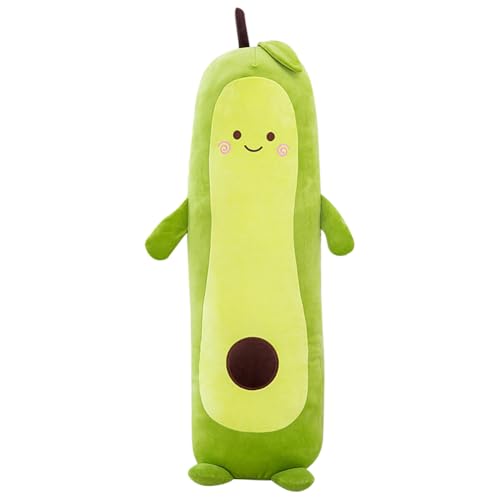 DASIAUTOEM Plüsch Avocado Spielzeug, Reizendes Obst Plüschtier Puppe Kissen Kissen Geeignet Avocado Frucht Plüsch Spielzeug Umarmungskissen Geburtstagsgeschenk für Kinder Mädchen und Jungen (65CM) von DASIAUTOEM