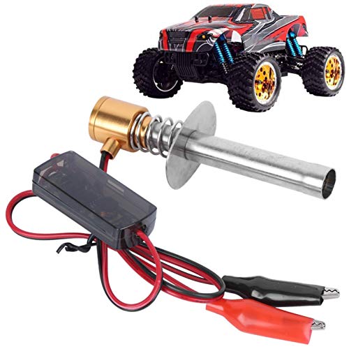 RC Auto Zündung,RC Auto Zigarettenanzünder,Lntelligenter automatischer Zünder,Automatische Zündung Starter Zubehör, Gute Startleistung,für HSP 94122 94188 Auto und andere 1/8 1/10 Modell Öl Auto von DAUERHAFT