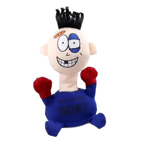 DAWCBVJQ 23cm Stoffpuppe Stress - Pun-ch Me Stoffpuppe | Scream Doll Weiches Spielzeug Zum Stressabbau | Pun-ch Me Plüsch Mit Schreiendem Geräusch, Entspannendes Scream Puppenspielzeug Für Kinder, Jun von DAWCBVJQ