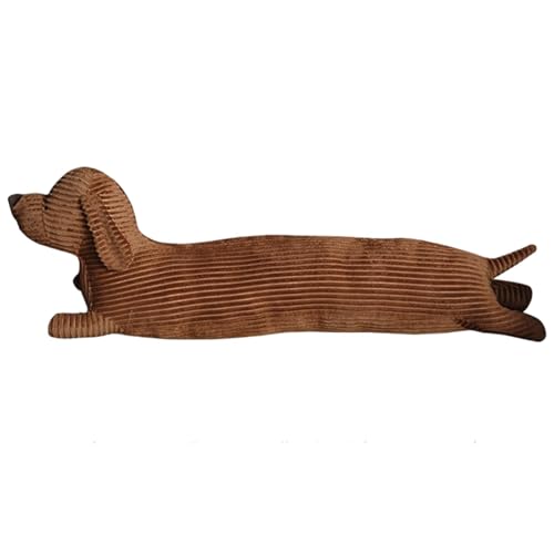 DAWCBVJQ 55cm Ausgestopfter Dackelhund Plüsch, Dackel Stofftier, Ausgestopfter Dackel Hund, Hund Plüschtier Dackel, Ausgestopfter Dackelhund, Dackel Plüschtier, Weiches Dackel Plüschtier von DAWCBVJQ