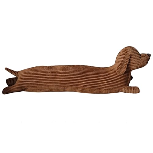 DAWCBVJQ 70cm Ausgestopfter Dackelhund Plüsch, Dackel Stofftier, Ausgestopfter Dackel Hund, Hund Plüschtier Dackel, Ausgestopfter Dackelhund, Dackel Plüschtier, Weiches Dackel Plüschtier von DAWCBVJQ