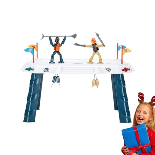 DAWCBVJQ Battle-Brettspielspielzeug, kleine Battle-Actionfiguren - Kleines Kampfbrettspielzeug für 2 Spieler,Lustiges interaktives Puppenspiel für und Mädchen, Outdoor-Spielzeug, Eltern-Kind-Spielzeug von DAWCBVJQ