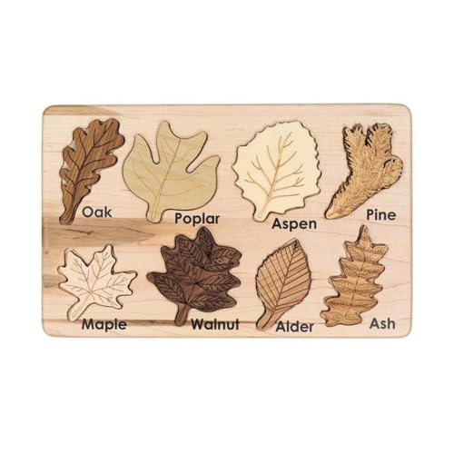 DAWCBVJQ Blattspielzeug, 25x15x0.5cm Blattpuzzle Aus Holz, Blattförmiges Montessor Puzzle, Pädagogisches Lernspielzeug, Buntes Form-Puzzlebrett, Vorschulspielzeug Für Jungens Mädchen DAWCBVJQ Blattspielzeug, 25x15x0.5cm Blattpuzzle Aus Holz, Blattförmiges Montessor Puzzle, Pädagogisches Lernspielzeug, Buntes Form-Puzzlebrett, Vorschulspielzeug Für Jungens Mädchen von DAWCBVJQ