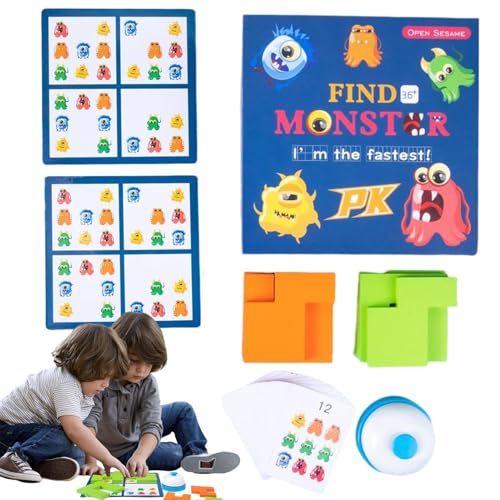 DAWCBVJQ Brettspiele für Kinder, Lernbrettspiel - Brettspiel Weihnachtsgeschenkset Lernspielzeug - Spielzeug Finden, Kreativität trainieren, Eltern-Kind-Interaktion, Kinderbrettspiel als von DAWCBVJQ