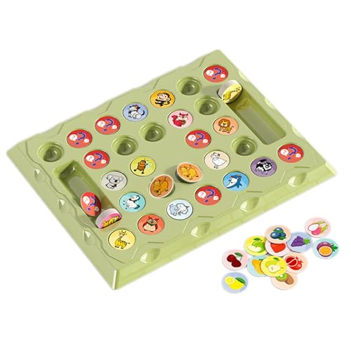 DAWCBVJQ Kinderspielspiel, Matching -Spiel für Kinder - Zwei-Spieler-Tabletop-Bildungsschachbrettspiel | Logisches Denken Spielen Spielzeug für, Familie, Freunde, Mädchen, Kinder von DAWCBVJQ