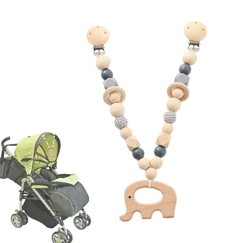 DAWCBVJQ Kinderwagenspielzeug, Kinderwagen -Anhängerspielzeug, Poppingchair Sensory Toy Seat Chain, Kinderwagenscharm Dekoration für Einkäufe im Freien, Reisen und Gehen von DAWCBVJQ