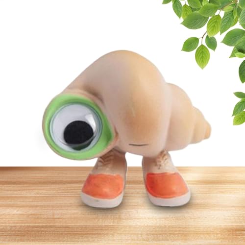 DAWCBVJQ Marcel The Shells With Shoes On Figure Statue - Character Model Ornaments - Portable Anime Action Figure Statue Model Toy Decoration For Bookcase, Dashboard, Classroom von DAWCBVJQ