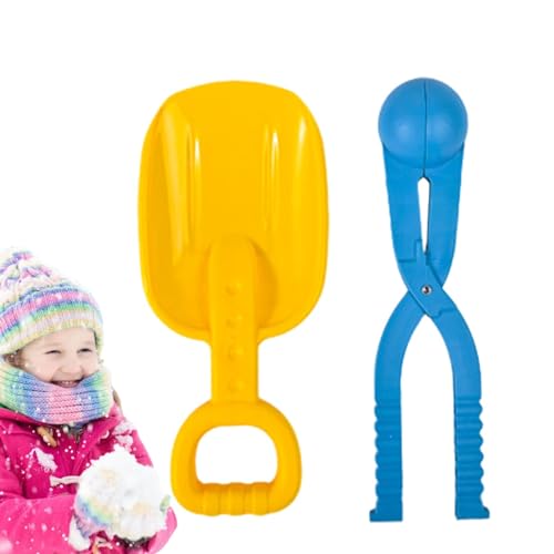 DAWCBVJQ Schneeball-Maker-Spielzeugset - Süßes Schneespielzeug mit Schaufel - Tragbares Strand-Sandspielzeug, Schneeball-Maker-Spielzeug für Kinder, und Mädchen, Schneeschlacht von DAWCBVJQ