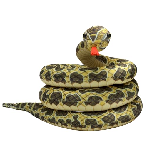 DAWRIS 200cm Plüsch Schlange für Kinder, Realistische Python Kuscheltier Große Schlange Stofftier, Witzige Plüschtiere Spielzeug Schlanges, Kuschelschlange, Snake Prank Requisiten DAWRIS 200cm Plüsch Schlange für Kinder, Realistische Python Kuscheltier Große Schlange Stofftier, Witzige Plüschtiere Spielzeug Schlanges, Kuschelschlange, Snake Prank Requisiten von DAWRIS