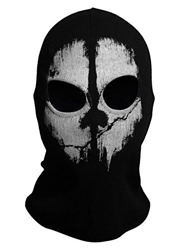 DAYAN Ghosts Sturmhaube für Fahrrad, Skateboard, Cosplay, Kostüm, Totenkopf-Maske, Stil 1… von DAYAN