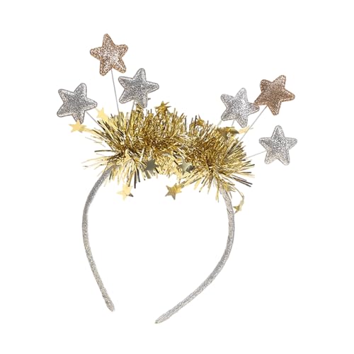 DAYnagh Star Modischer Kopfreifen Festlicher Haarschmuck Vielseitiges Styling-Werkzeug für Kinder Erwachsene Foto Requisiten von DAYnagh