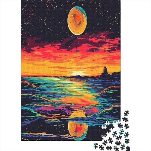 Blauer Planet 1000 Teile Puzzle Für Erwachsene, Hochwertige Recycelbare MateriAußerirdische Und Druck Puzzlespiel, Familienspiel, Geschenk Für Liebhaber Oder Freunde Puzzel 1000pcs (75x50cm) von DAZBDEOCK