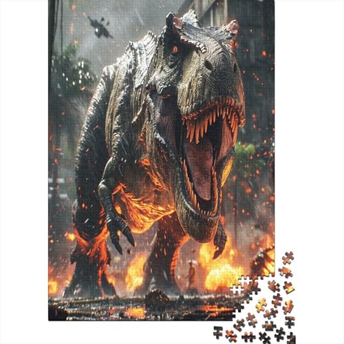 Dinosaurier Puzzle 1000 Teile Für Erwachsene Und Kinder Ab 14 Jahren Für Stressabbauer Puzzel 1000pcs (75x50cm) von DAZBDEOCK