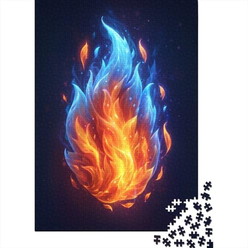 Flammen Puzzle 1000 Teile Puzzle Erwachsene Schwieriges Schwer Puzzle Für Erwachsene Und Kinder Ab 14 Jahren Puzzel 1000pcs (75x50cm) von DAZBDEOCK