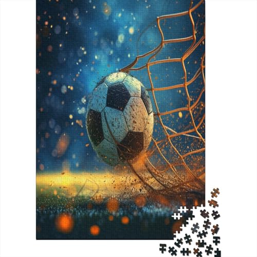 Fußball Puzzle 1000 Teile Puzzle Für Erwachsene Und Kinder Ab 14 Jahren Puzzel 1000pcs (75x50cm) von DAZBDEOCK