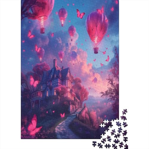 Heißluftballon Puzzle 1000 Teile Für Erwachsene Und Kinder Ab 14 Jahren Für Stressabbauer Puzzel 1000pcs (75x50cm) von DAZBDEOCK