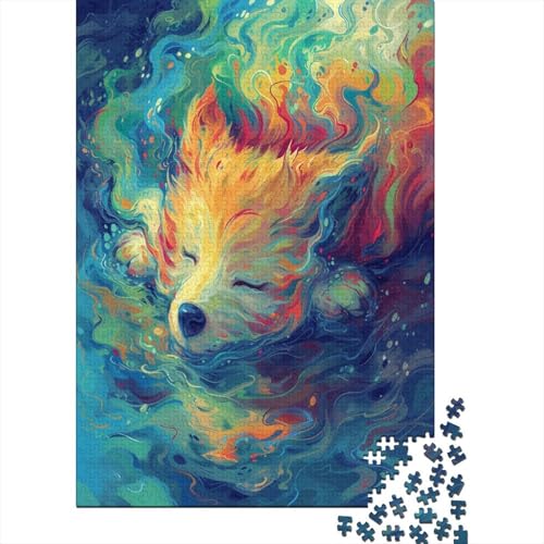 Hund Puzzle 1000 Teile Für Erwachsene Und Kinder Ab 14 Jahrenfür Stressabbauer Puzzlespiel Erwachsenen Puzzlespiel Puzzel 1000pcs (75x50cm) von DAZBDEOCK