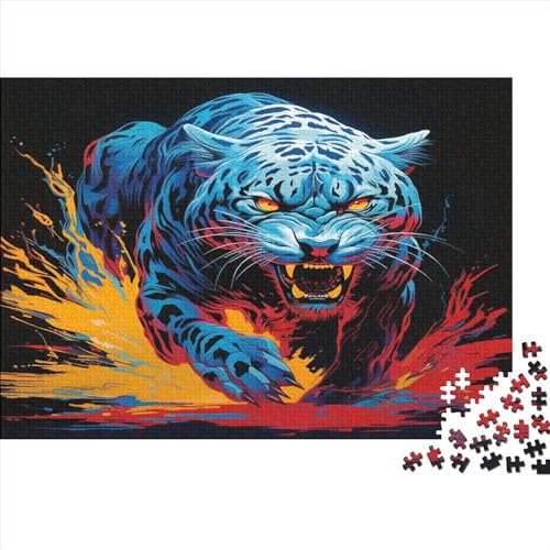 Leopard Puzzle 1000 Teile,Puzzle Für Erwachsene, Impossible Puzzle, GesKükenlichkeitsspiel Für Die Ganze Familie,Puzzle Farbenfrohes,Puzzle-Geschenk,RaumdekoRatteion Puzzel 1000pcs (75x50cm) von DAZBDEOCK