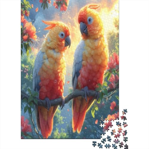 Papagei Puzzlespiel 1000 Teile Puzzle Für Erwachsene Und Kinder Ab 14 Jahren, Puzzle Erwachsenen Puzzlespi Puzzel 1000pcs (75x50cm) von DAZBDEOCK