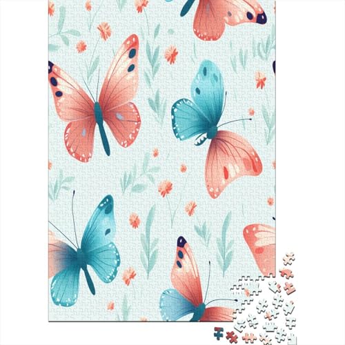 Schmetterling Puzzle 1000 Teile,Puzzle Für Erwachsene, Impossible Puzzle,Puzzle 1000 Puzzle Home DekoRatteion Puzzle,Erwachsenenpuzzle Puzzel 1000pcs (75x50cm) von DAZBDEOCK