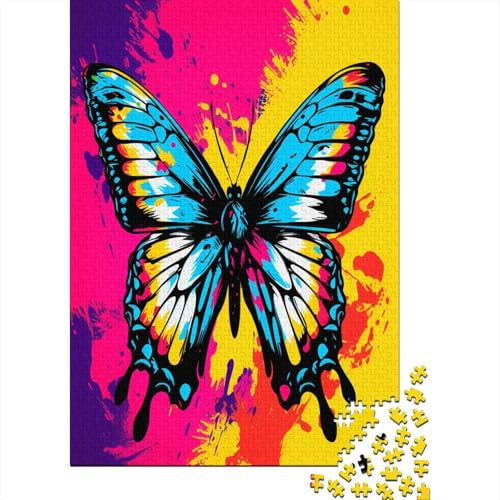 Schmetterling Puzzlespiel 1000 Teile Puzzle Für Erwachsene Und Kinder Ab 14 Jahren, Puzzle-Motiv Erwachsenen Puzzlespiel Puzzel 1000pcs (75x50cm) von DAZBDEOCK