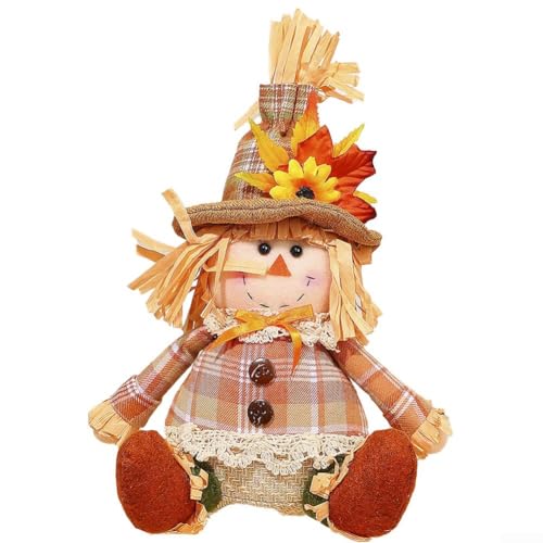 Exquisite Herbst-Truthahn-Paar-Dekoration, Thanksgiving-Tischdekoration, Herbst-Truthahn-Plüschpuppen-Kit (G) von DAZZLEEX