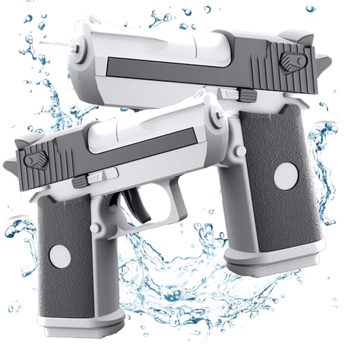 2 Stück Wasserpistolen für Kinder,Mini Wasserpistolen,Wasserpistole mit großer Reichweite,Premium Wasserpistolen Set,für Sport,Pools,Strände und Wasserschlachten im Freien von DAZZTIME