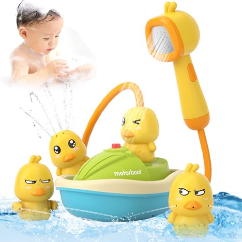 Badewannenspielzeug,Badespielzeug Baby,Wasserspielzeug Kinder,Badewannen Spielzeug,Ente Elektrisches Baby Badespielzeug mit Duschkopf,Badetiere Ente,Kinderspielzeug,für Jungen,Mädchen Badewannenspielzeug,Badespielzeug Baby,Wasserspielzeug Kinder,Badewannen Spielzeug,Ente Elektrisches Baby Badespielzeug mit Duschkopf,Badetiere Ente,Kinderspielzeug,für Jungen,Mädchen von DAZZTIME