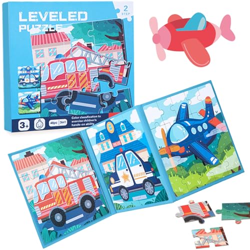 Kinderpuzzle,Magnet Puzzle,Auto Puzzle für Kinder,Reisespiele Kinder Pädagogisches Puzzles,Pädagogisches Spielzeug,Lernspielzeug für Kinder 3 4 5 Jahren,Und Spiele für Kinder. von DAZZTIME