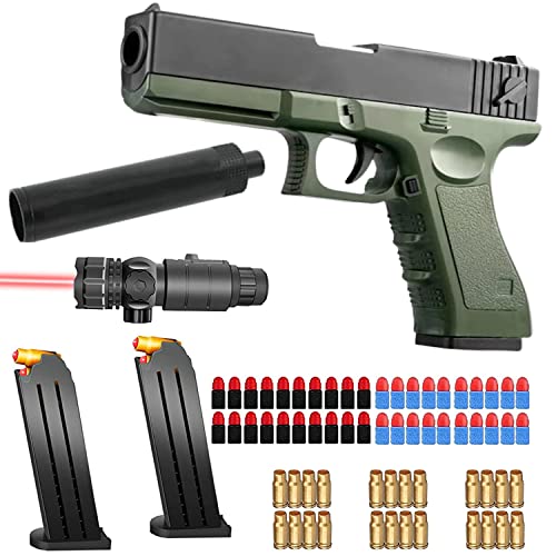 Spielzeug Pistole,Schaumstoff-Blaster,Kinder Pistole,Soft Foam Bullet Blaster Toy,Schaumstoff-Blaster Toy Gun,12+ Kindergeschenke von DAZZTIME