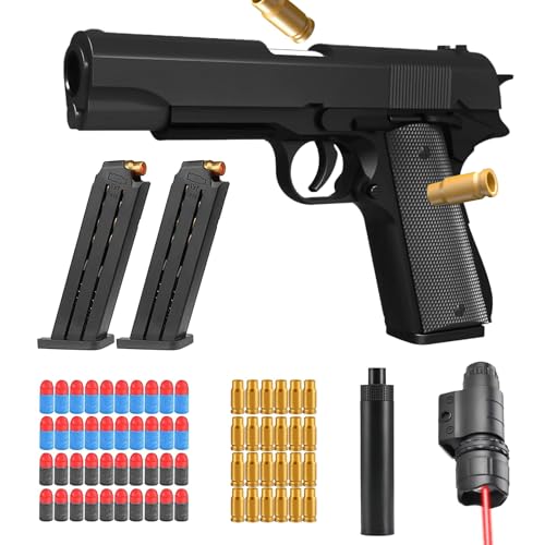 Spielzeug Pistole,Schaumstoff-Blaster,Kinder Pistole,Soft Foam Bullet Blaster Toy,Schaumstoff-Blaster Toy Gun,für 14+ Kindergeschenke von DAZZTIME