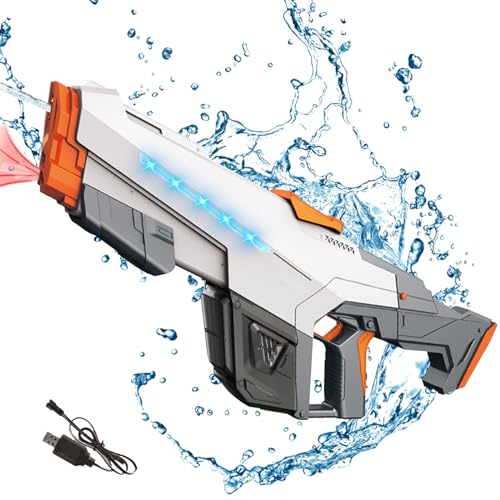 Wasserpistole Elektrisch,Elektrische Wasserpistole mit Automatischer Wasseraufnahme,1000CC Große Kapazität Wasserpistole,Großer Reichweite,für Erwachsene und Kinder,Sommer,Strandparty. Wasserpistole Elektrisch,Elektrische Wasserpistole mit Automatischer Wasseraufnahme,1000CC Große Kapazität Wasserpistole,Großer Reichweite,für Erwachsene und Kinder,Sommer,Strandparty. von DAZZTIME