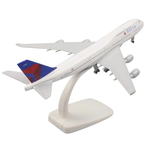 DBEIXIWEI 1:300 Scale Alloy Aircraft Model Delta B747 Airplane Miniature Realistic Aircraft Model for Fight Lover von DBEIXIWEI