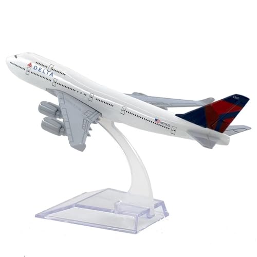 DBEIXIWEI 1:400 Alloy Aircraft Model for Delta B747 Plane High Simulation Aviation Collectibles Souvenir Static Display von DBEIXIWEI