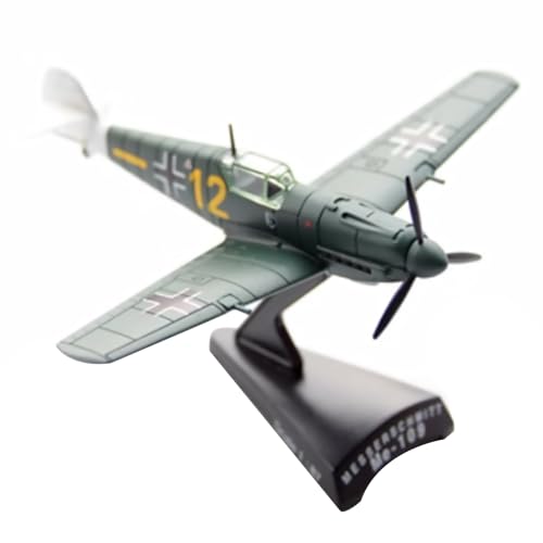 DBEIXIWEI Maßstab 1:100 Legierung Flugzeug Modell für Deutschland Messerschmitt BF 109E Kampfflugzeug Miniatur für Militär Enthusiasten von DBEIXIWEI