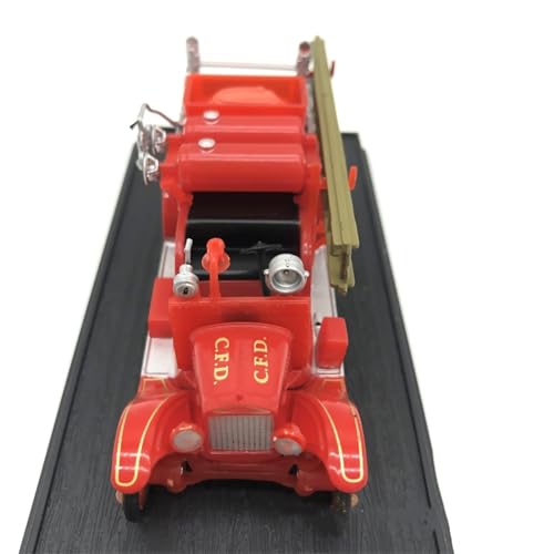 DBEIXIWEI USA 1926 Modell T Feuerwehrauto Modell mit Display-Basis Maßstab 1/72 Truck Collection für Geburtstagsgeschenk von DBEIXIWEI