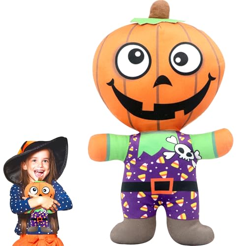 DBPBToU Halloween Kuscheltier Plüschtier 30cm, Halloween Plush Kleine Geschenke für Kinder Kuscheltier (Kürbismann) von DBPBToU