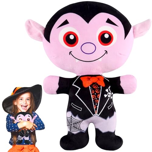 DBPBToU Halloween Kuscheltier Plüschtier 30cm, Halloween Plush Kleine Geschenke für Kinder Kuscheltier (Vampir) von DBPBToU