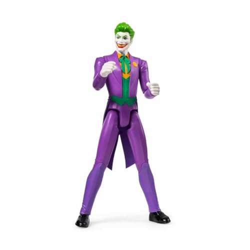 Batman 30cm THE JOKER-Actionfigur, 30 cm groß, voll beweglich für spannende Abenteuer und actionreiche Stunts, Spielzeug für Kinder ab 4 Jahren, original Comic-Design von DC Comics