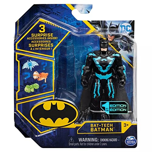 DC Bat-Tech Suit Batman Actionfigur, 10,2 cm, 1. Edition von DC