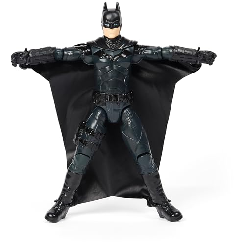 DC Comics, Batman, The Batman, Figur, 30 cm, mit Flügeloverall, Sammlerstück aus dem Film The Batman, Spielzeug für Jungen und Mädchen ab 3 Jahren von DC Comics