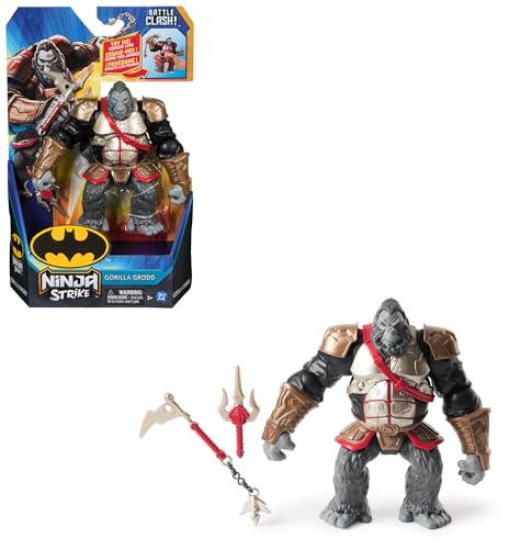 DC Comics, Batman Ninja, 15cm Gorilla Grodd Action-Figur, Battle Moves, mit Zubehör, ab 4 Jahren DC Comics, Batman Ninja, 15cm Gorilla Grodd Action-Figur, Battle Moves, mit Zubehör, ab 4 Jahren von DC Comics