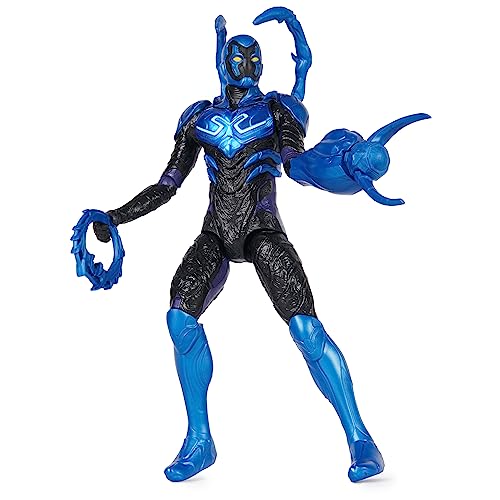 DC Comics, Battle-Mode Blue Beetle Actionfigur, 30,5 cm, Lichter und Geräusche, einfach zu posieren, Film-Superhelden-Kinderspielzeug für Jungen und Mädchen, ab 4 Jahren von DC Comics