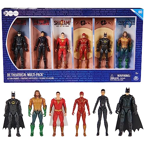 DC Comics 6 Stück WB Anniversary Collectible, Superhelden-Action-Figuren in limitierter Auflage, Superhelden-Action-Spielzeuge für Kinder ab 3 Jahren DC Comics 6 Stück WB Anniversary Collectible, Superhelden-Action-Figuren in limitierter Auflage, Superhelden-Action-Spielzeuge für Kinder ab 3 Jahren von DC Comics