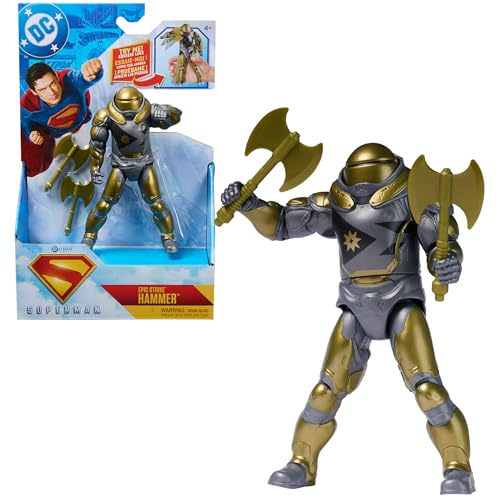 DC Comics Superman - Deluxe Action-Figur The Hammer, 15 cm, zum Spielen und Sammeln, Spielzeug für Kinder ab 4 Jahren DC Comics Superman - Deluxe Action-Figur The Hammer, 15 cm, zum Spielen und Sammeln, Spielzeug für Kinder ab 4 Jahren von DC Comics