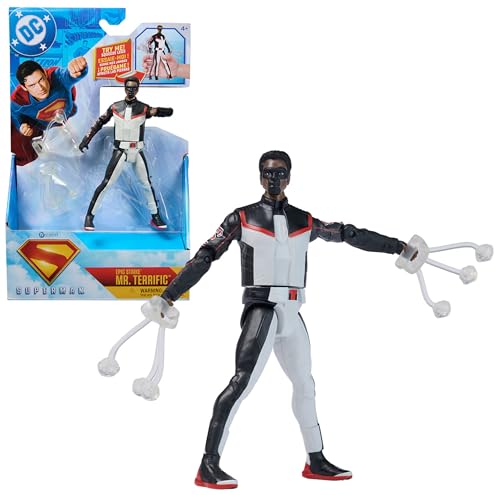 DC Comics Superman - Deluxe Action-Figur Mr. Terrific, 15 cm, zum Spielen und Sammeln, Spielzeug für Kinder ab 4 Jahren DC Comics Superman - Deluxe Action-Figur Mr. Terrific, 15 cm, zum Spielen und Sammeln, Spielzeug für Kinder ab 4 Jahren von DC Comics