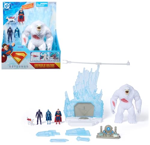 DC Comics Superman - Spielset Festung der Einsamkeit, 33 cm, mit Superman- und Krypto-Figur und Schneemonster, Spielzeug für Kinder ab 4 Jahren DC Comics Superman - Spielset Festung der Einsamkeit, 33 cm, mit Superman- und Krypto-Figur und Schneemonster, Spielzeug für Kinder ab 4 Jahren von DC Comics